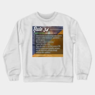 40 RULES OF LOVE - 34 Crewneck Sweatshirt